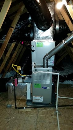 A brand new Carrier Heating unit for this Jersey Shore home! 