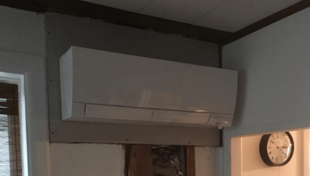 Mitsubishi Ductless System keeps these North Wildwood homeowners warm